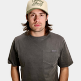 Olive Two-Tone Cursive Script Hat