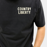 Black Horse Riding Tee