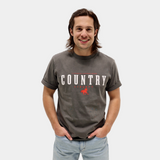 Vintage Grey Country Style Tee