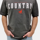 Vintage Grey Country Style Tee