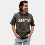 Vintage Grey Country Style Tee