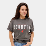Vintage Grey Country Style Tee