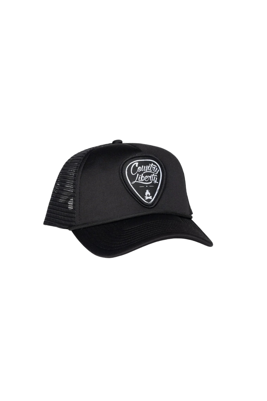 Black Vintage Foam Trucker Hat – Country Liberty