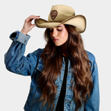 Beige Cowboy Hat