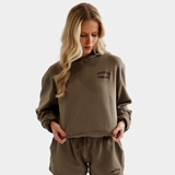 Vintage Brown Premium Garment Wash Sweat Shorts