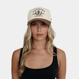 Brown Two-Tone Lucky You Hat