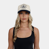 Navy Two-Tone Lucky You Hat