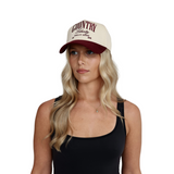 Maroon Two-Tone Country Classic Hat