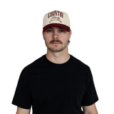 Maroon Two-Tone Country Classic Hat