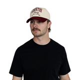 Maroon Two-Tone Country Classic Hat