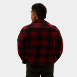 Maroon Plaid Fleece