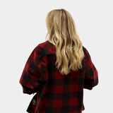 Maroon Plaid Fleece