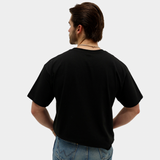 Black Bike and Horse Racing Tee