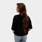 Black Bike and Horse Racing Tee