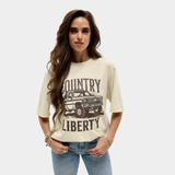 Natural Pickup Truck Tee