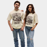 Natural Pickup Truck Tee