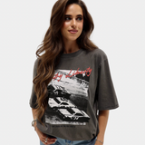 Vintage Grey Street Racing Tee
