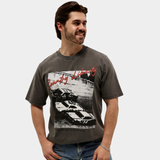 Vintage Grey Street Racing Tee