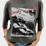 Vintage Grey Street Racing Tee