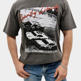 Vintage Grey Street Racing Tee
