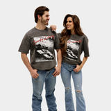 Vintage Grey Street Racing Tee