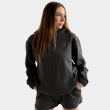 Vintage Grey Premium Garment Wash Hoodie