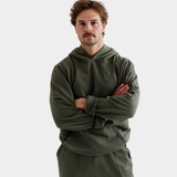 Vintage Olive Premium Garment Wash Hoodie