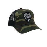 Green Camo Guitar Pick Meshback