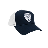 Navy W/ White Meshback