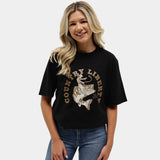 Black Reel Rider Tee