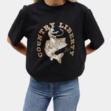 Black Reel Rider Tee