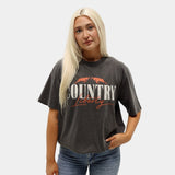 Vintage Grey Dusty Bucks Tee