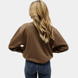 Brown Reel Rider Crewneck