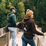 Dark Brown Shadow Buck Hoodie