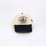 Navy Two-Tone Lucky You Hat