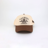 Brown Two-Tone Lucky You Hat