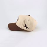 Brown Two-Tone Lucky You Hat