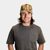 Full Camo W/ Orange Hat