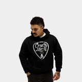 Black Guitar Pick Hoodie