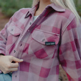 Pink Plaid Fleece
