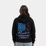 Black Retro Rodeo Hoodie