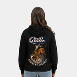 Black Bucking Bud Hoodie