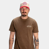 Washed Brown Backroad Bandits Tee