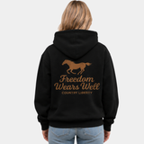 Black Freedom Wears Well Hoodie