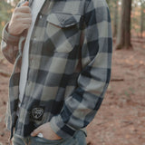 Charcoal Plaid Fleece