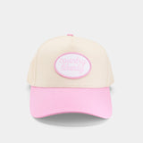 Natural/Pink Gas Station Hat