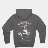 Vintage Grey Saddle Bronc Hoodie