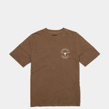 Washed Brown Rebel Tee