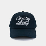 Navy CL Script Hat