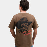 Washed Brown Outlaw Tee